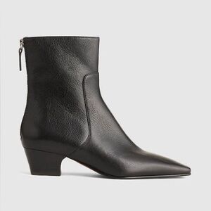 Madewell The Lexie Ankle Boot in Black Leather in 7.5 NWOB